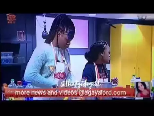 Video: BB NAIJA - Cee C Fights Nina And Khloe Over Food